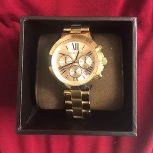 Michael Kors Bradshaw Watch Chronograph - Rose Gold Tone Stainless Steel…